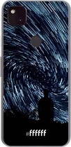 6F hoesje - geschikt voor Google Pixel 4a 5G -  Transparant TPU Case - Starry Circles #ffffff