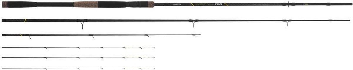 Tubertini Concept Feeder TBR Competition Feeder Rod (3 Tips) - Maat : 13ft - Medium Light Action - 30-80gr