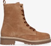 Tango | Julie 5-g soft camel suede boot - natural sole | Maat: 38