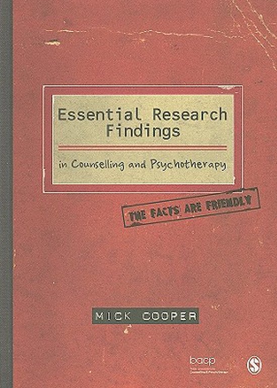 Essential Research Findings in Counselling and Psychotherapy - cover
