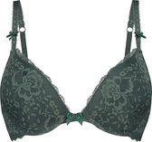 Hunkemöller Lingerie Dames Voorgevormde push-up beugel bh Maya  - Groen - maat D70
