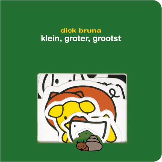 Mercis Dick Bruna miniboekje Klein, groter, grootst. 1+