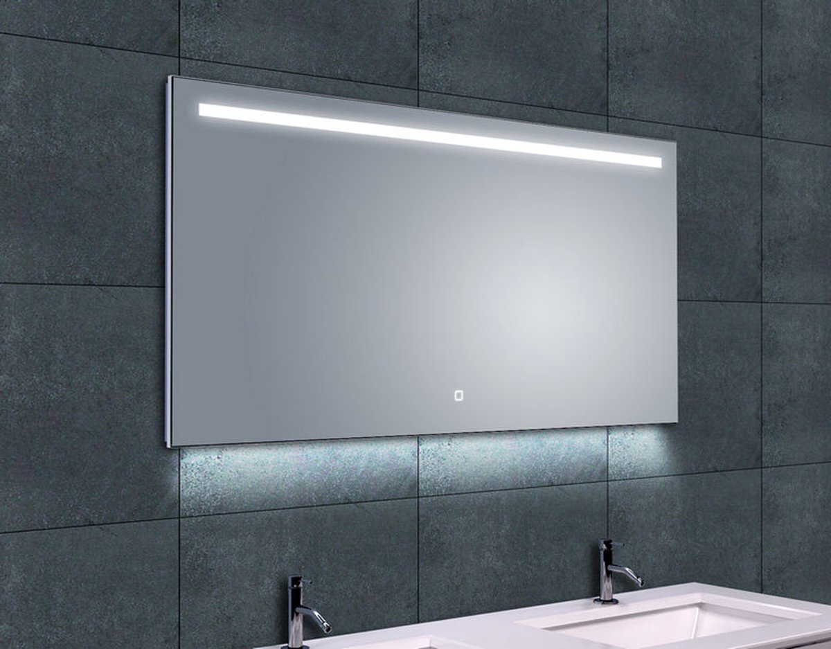 Bally Ambi One Dimbare Condensvrije Spiegel Met LED Verlichting En Verwarming 120x60cm