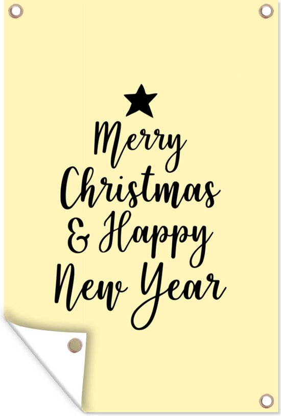 Citation De Noel Joyeux Noel Et Happy Annee Avec Un Fond Jaune 40x60 Cm Bol Com Citation De Noel Joyeux Noel Et Happy Annee Avec Un Fond Jaune 40x60 Cm Bol Com