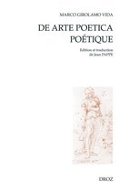 Cahiers d'Humanisme et Renaissance - De arte poetica - Art Poétique