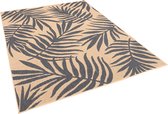 Pergamon Vloerkleed voor binnen en buiten Platweave Marbella Leaves