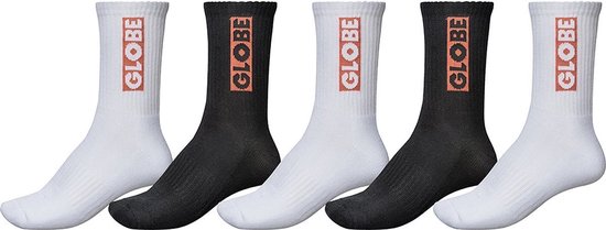 GLOBE Heren Sokken Bar Crew Sock 5Pac
