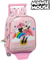 Schoolrugzak met Wielen 0.85 Minnie Mouse Rainbow