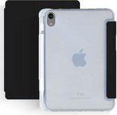 Geschikt Voor iPad Mini 6 Hoes - Mini 2021 Hoes - Fonu Trifold Bookcase - Mini 6 Cover - Mini 6 Case - Smart Case Cover - 6e Generatie - Shockproof - Met Autowake - Met Standaard - Hoesje Met Pencil Houder - Zwart
