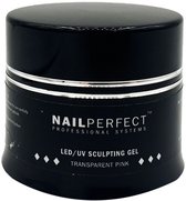 NailPerfect LED/UV Sculpting nagellak gel Transparent Pink