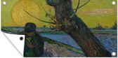 Tuinposter De zaaier - Vincent van Gogh - 60x30 cm - Tuindoek - Buitenposter