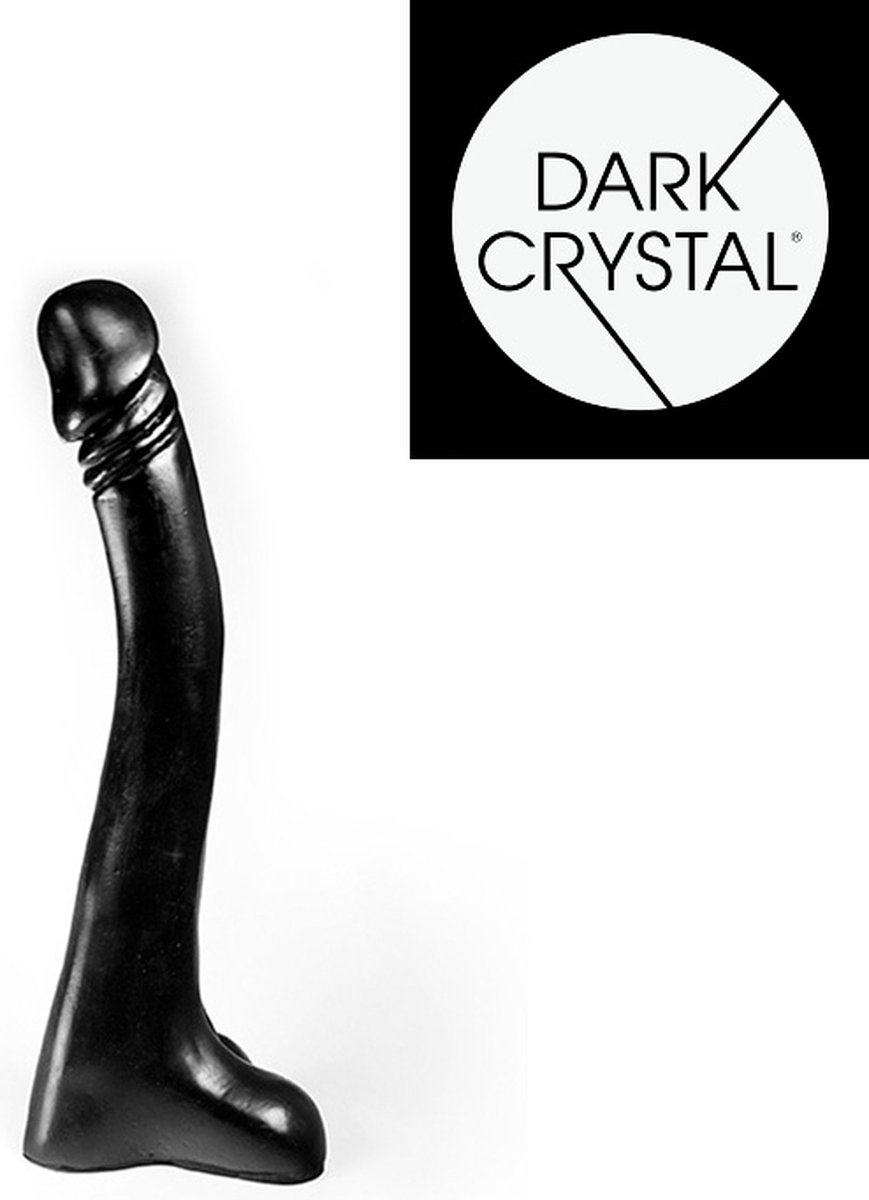 Goedkoopste Dark Crystal XXL Dildo 30,5 x 3,7 cm - zwart