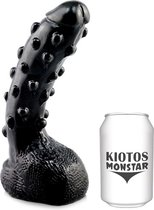 Kiotos Monstar - Kazan - Dildo - 24,5 x 5,5 cm - Zwart