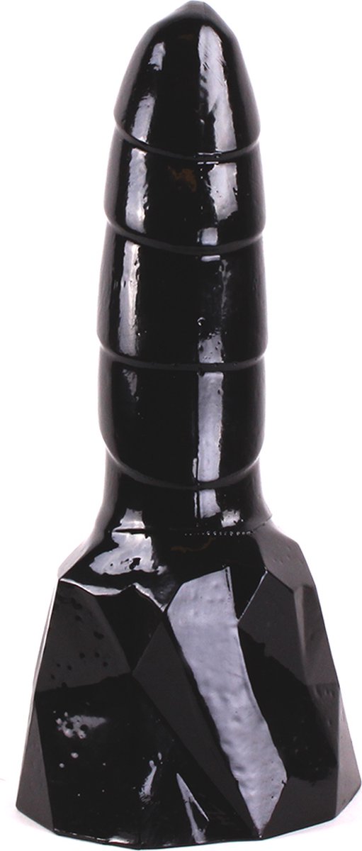 Goedkoopste Dark Crystal - Dildo Met Extra Zware Voet 20 x 7 cm - Zwart