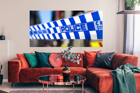 Affiche Pneus de Police - 160x80 cm