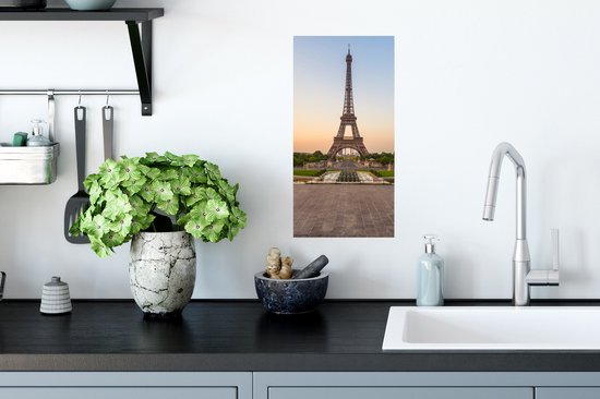 Affiche Paris - Tour Eiffel - Lever de Soleil - 20x40 cm
