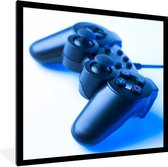 Game Poster - Gamen - Controller - Blauw - 40x40 cm