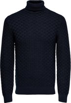 Only & Sons Trui Onskay Life Roll Neck Knit Sl 0338 22020338 Dark Navy Mannen Maat - XS