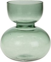 - vaas glas 14.5x14.5x17.2cm - grey - 145x145x172
