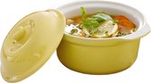 Mama Cucina Round Bowl - incl. Deksel - 0,75 Liter - Geel