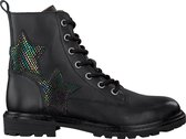 Omoda Om120780 Veterboots - Laarzen Met Veters - Meisjes - Zwart - Maat 38