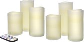 Led kaarsen met afstandsbediening – 6 kleur kaarsen