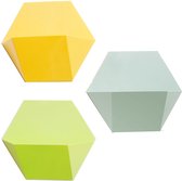 Thumbs Up Magnetische Bloempot 33 Cm Blauw/geel/groen 3 Stuks