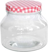 Gerimport Voorraadpot 1500 Ml 16 X 14 Cm Glas Transparant
