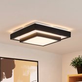 Lindby - LED plafondlamp - ijzer, aluminium, kunststof - H: 10 cm - mat , wit