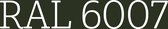 RAL 6007 Bottle Green - matte muurverf l'Authentique