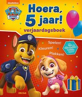 PAW Patrol Hoera, 5 jaar! Verjaardagsboek - jongens & meisjes - doeboek - spelletjesboek