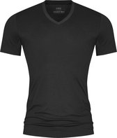 Mey Hybride T-Shirt V-Hals 30038 - Zwart 123 schwarz Heren - M