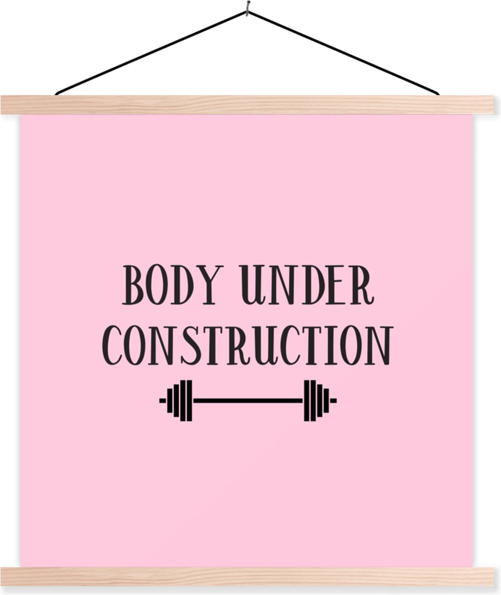 Posterhanger incl. Poster Schoolplaat Body under construction