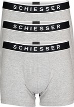 SCHIESSER 95/5 shorts (3-pack) - grijs - Maat: L