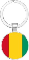 Akyol - Guinee Sleutelhanger - Guinee - Toeristen - Must go - Guinea travel guide - Accessoires - Cadeau - Gift - Geschenk - 2,5 x 2,5 CM