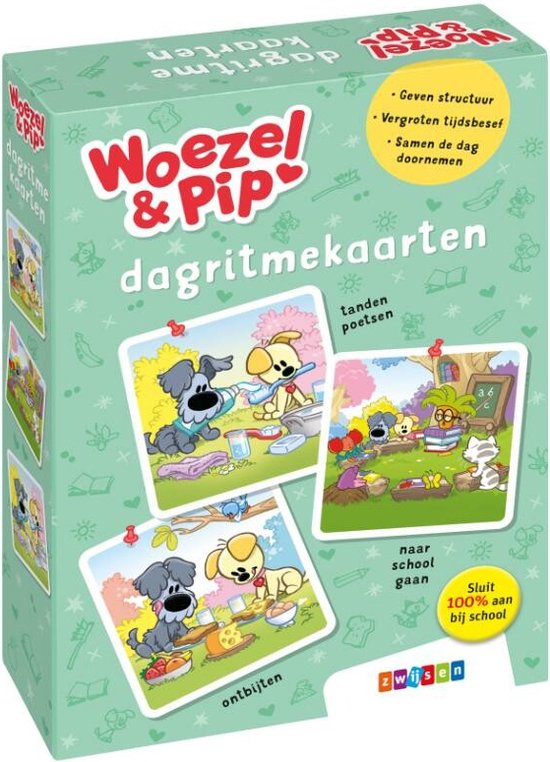 Afbeelding van het spel Woezel & Pip  -   Woezel & Pip dagritmekaarten