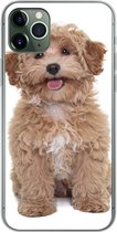 Telefoonhoesje Geschikt voor iPhone 11 Pro Max hoesje - Hond - Huisdieren - Vacht - Siliconen Telefoonhoesje