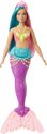 Barbie Dreamtopia Zeemeermin met roze haren - Barbiepop