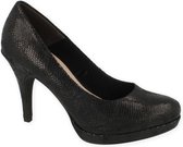 TAMARIS  dames pump Black structure ZWART 38