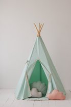 Moi Mili Tipi Speeltent Met Pompons Mint Fog