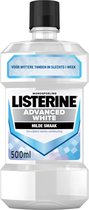 3x Listerine Mondwater Advanced White Mild 500 ml