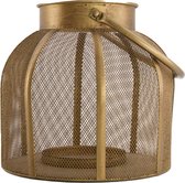 Dijk Natural Collections - Lantern metal 20x20x19.5cm with glass - Goud