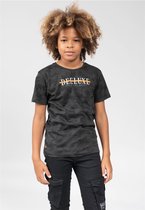 DEELUXE T-shirt met camouflageprint WEAKER Black