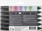 Winsor & Newton Promarker Brush - brush pens set - Pastel Tones - 6 stuks