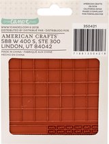 American Crafts -1 canoe 2 goldenrod calendar rubber stamp
