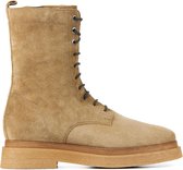 Capobella Vrouwen Suède       Veterboots / Laarzen / Damesschoenen C1010 sue - Bruin - Maat 41