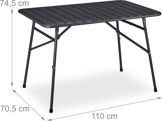 Picknicktafel Deluxe 240 x 70 cm - Wit - Picknicktafels