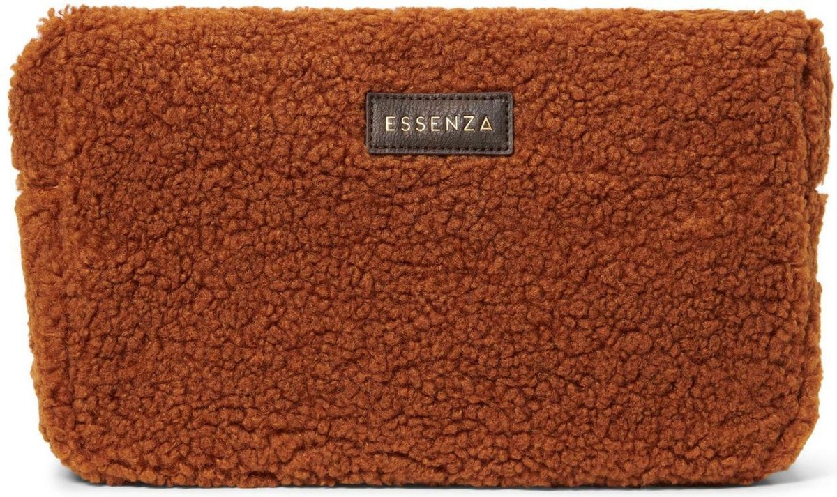 Essenza Pepper Teddy Make-Up Tas Leather brown - L