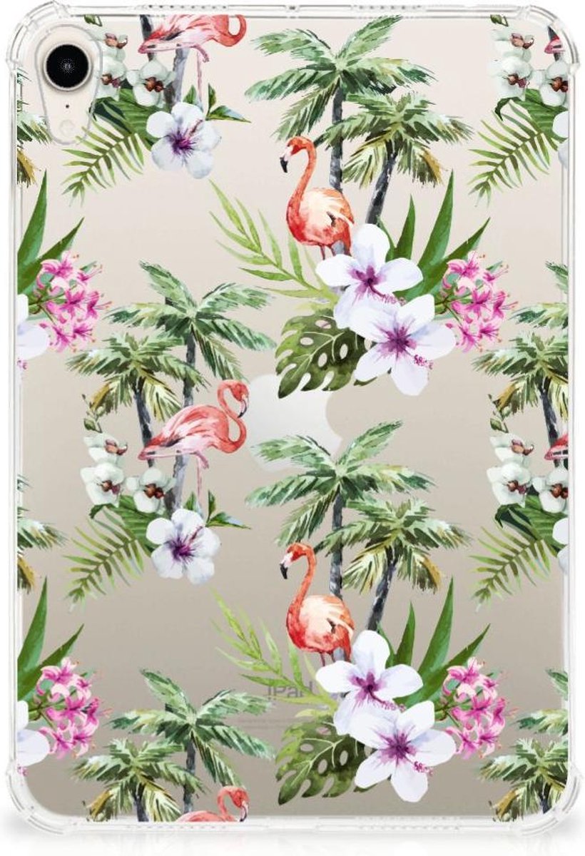 Apple iPad mini 6 (2021) Back Case Flamingo Palms