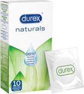 Durex Condooms Naturals - Extra Glijmiddel - 10 stuks